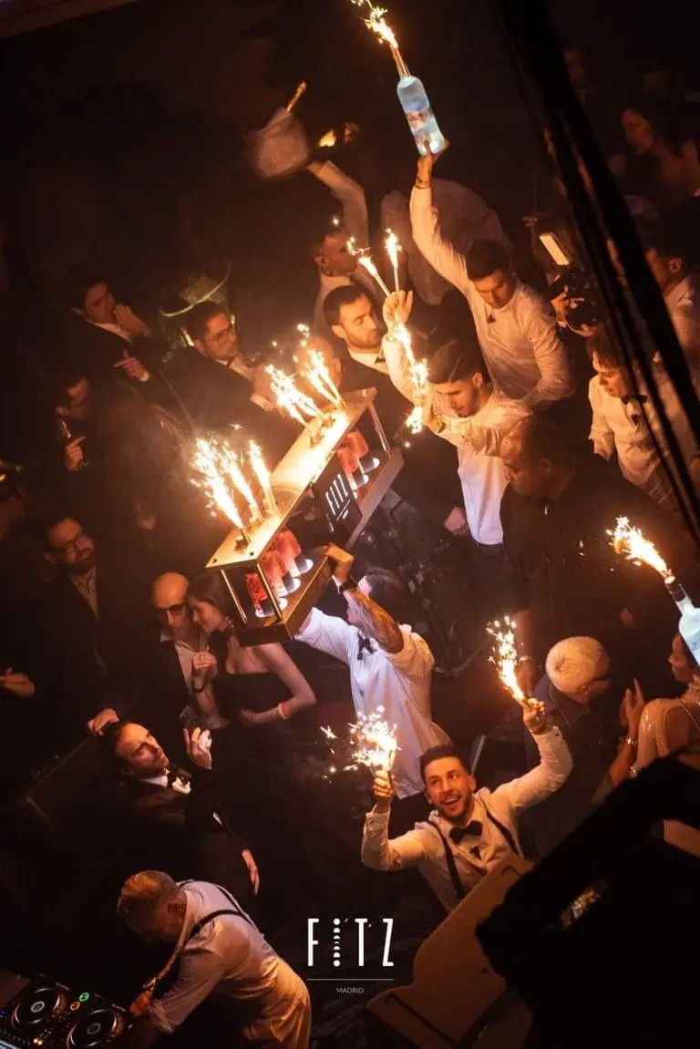 Bottle Service im Fitz Club Madrid