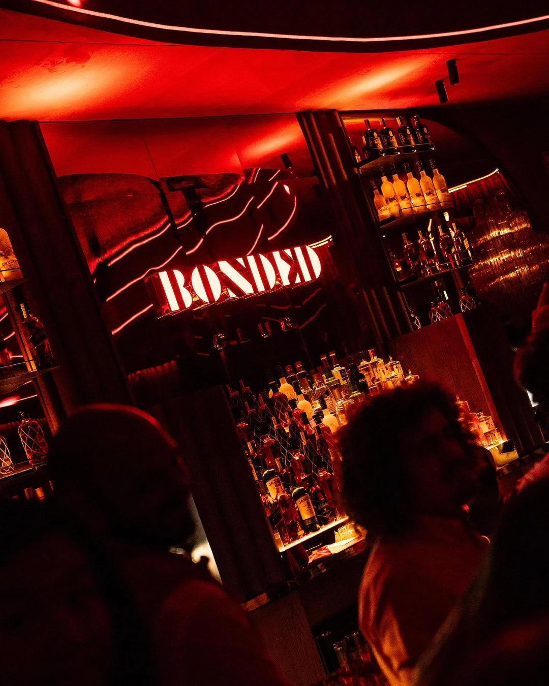 Zona VIP durante la noche en Bonded Madrid