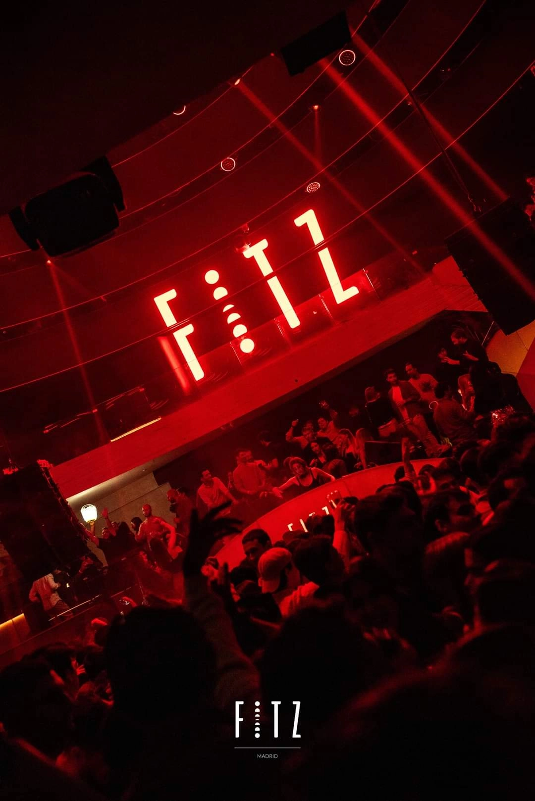 Fitz Club Madrid bei Nacht