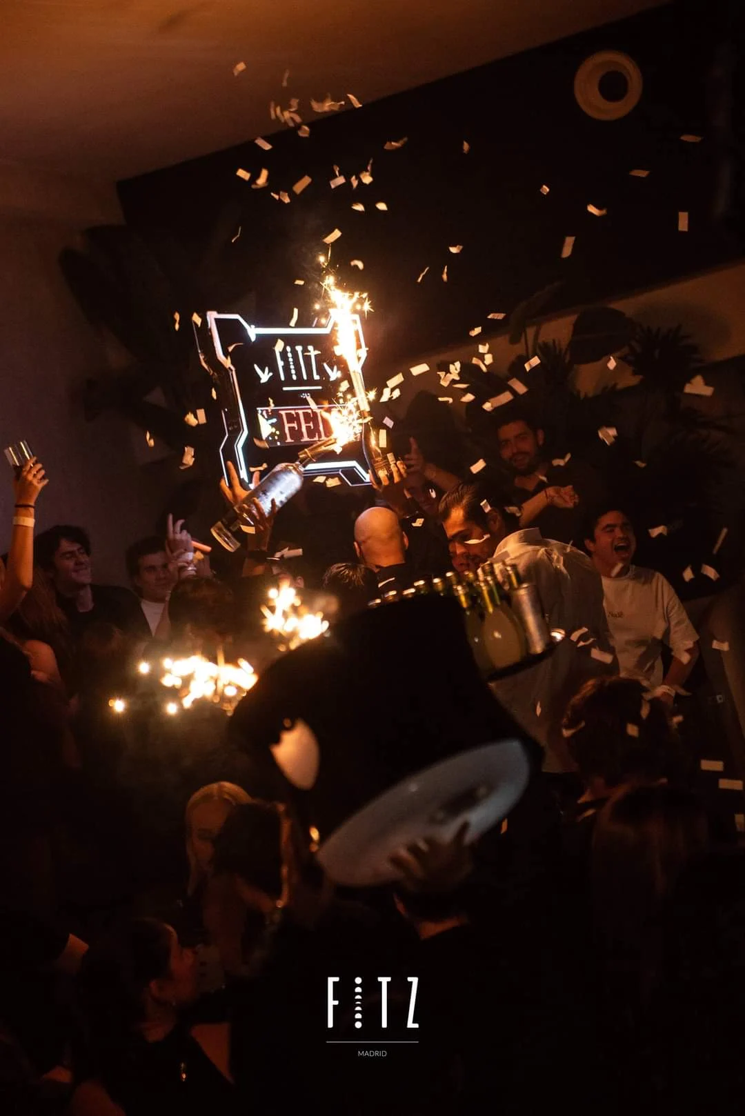 Zona VIP durante la noche en Fitz Club Madrid (vista 2)