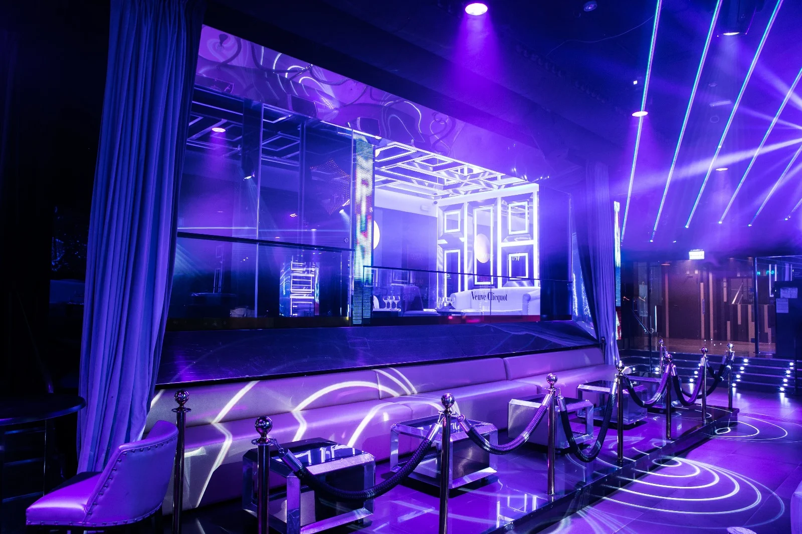 VIP-området på Nattklubben Opium Madrid