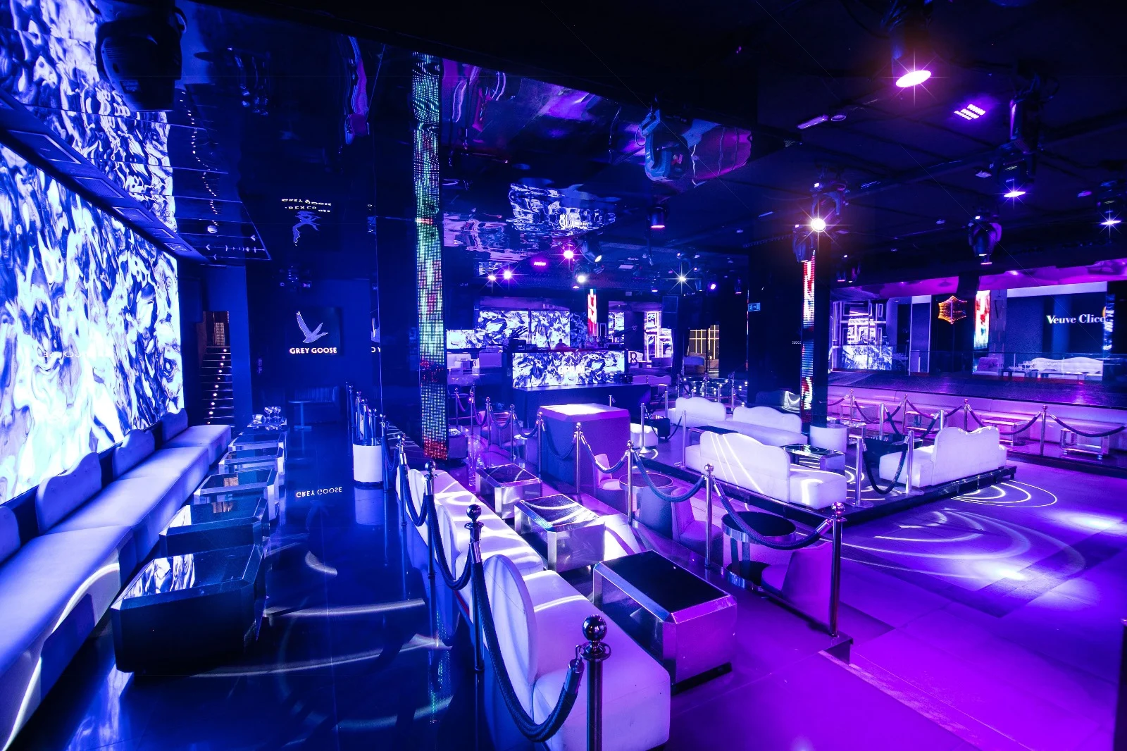 VIP-området på Nattklubben Opium Madrid