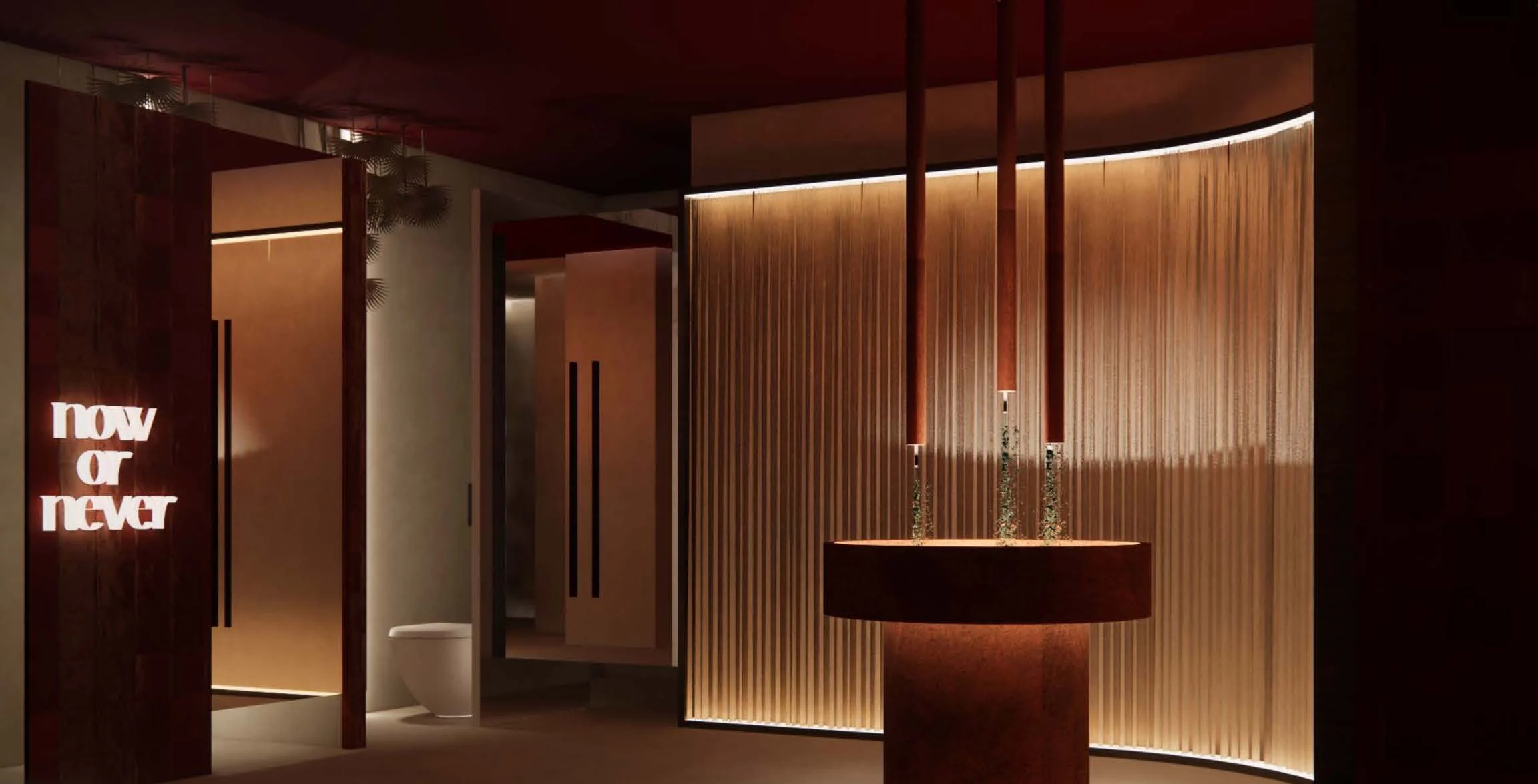 Design intérieur des toilettes d’Etnia Madrid