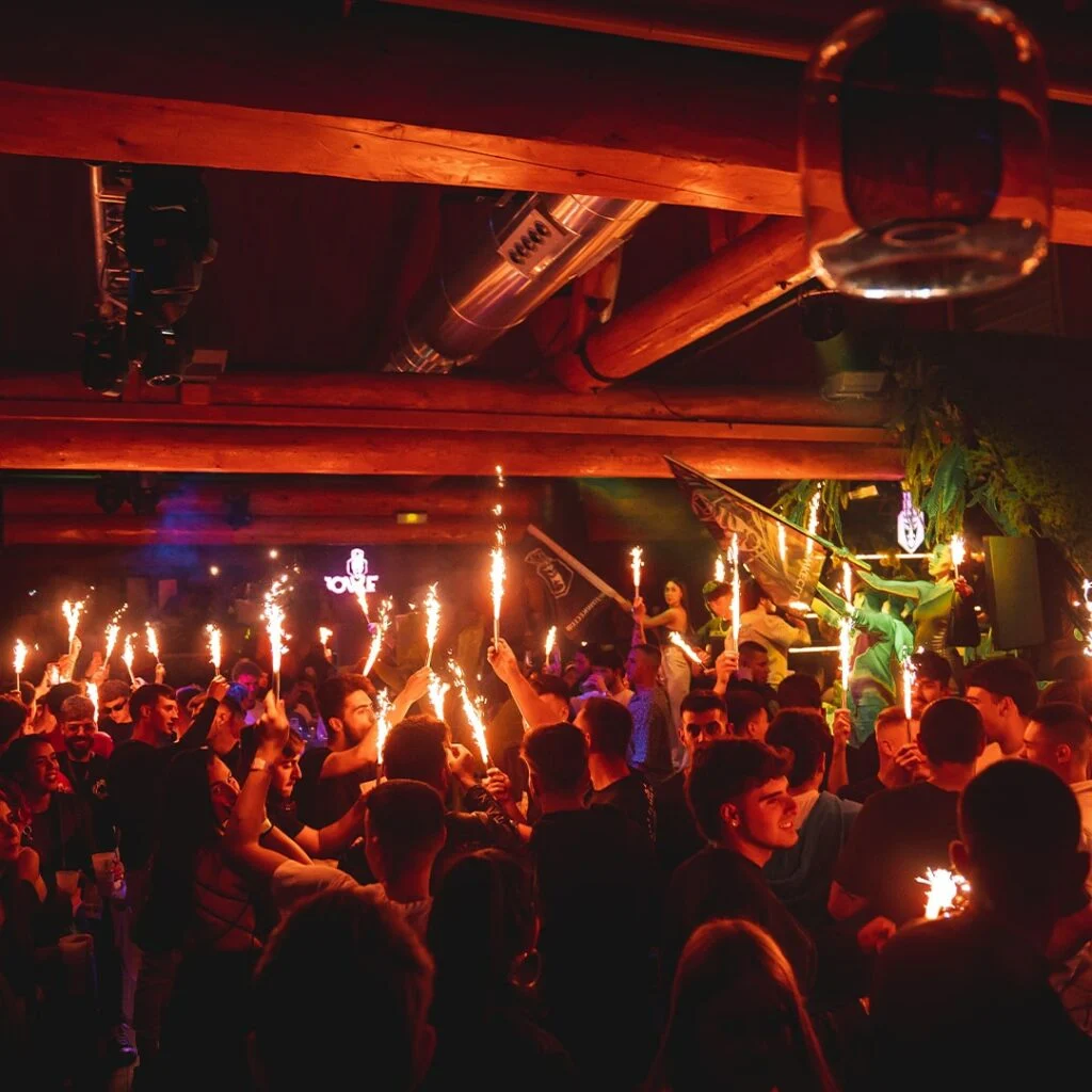 Public dans la Natural Room du Jowke Club Madrid