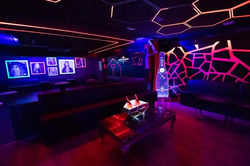 VIP-området på Nattklubben Tiffany's The Club Madrid