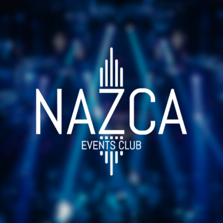 logotipo de la discoteca Nazca Club Madrid con el fondo difuminado